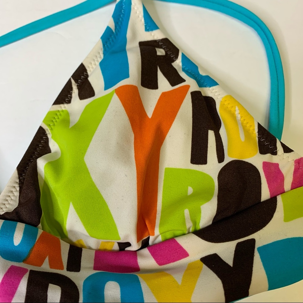 Roxy Logo Reversible Bikini Top - image 4